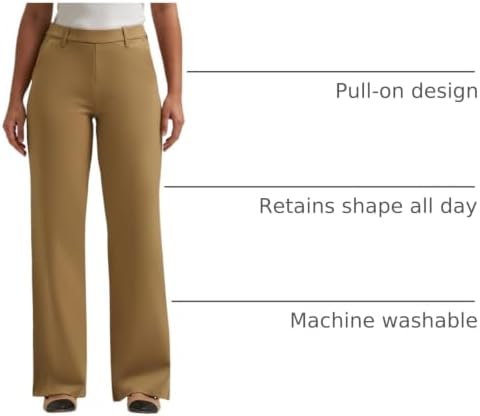 Lee Women's Ultra Lux Comfort Any Wear Wide Leg Pant