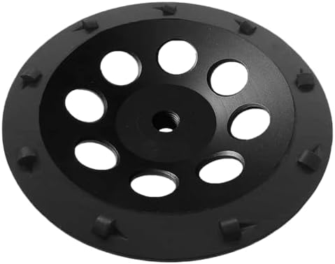 7" PCD Grinding Wheel for Epoxy, Glue, Mastic Removal, 9 Segments