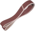 HARFINGTON 2 x 82 Inch Sanding Belts, 6 Pcs 100 Grits Aluminum Oxide