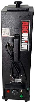 Arc Union High-Quality Lightweight Temperature Controlled 20 lb Dry Stick Welding Electrode Oven - Portable 115V Capacity Thermostat Adjustable 80-300 Degrees Stabilizing Welder Rod Storage, Black