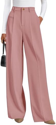PRETTYGARDEN Women's Tailored Wide Leg Work Dress Pants