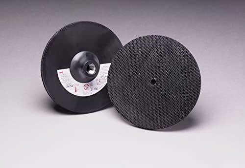 3M Disc Pad Holder - for Metal Grinding, Finishing, Surface Preparation - Use with Metalworking Power Tools - 6' x 1/8' x 3/8' x 5/8-11 Thread - 916