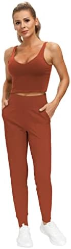 THE GYM PEOPLE Women's Workout Joggers Pants Lightweight Lounge Leggings