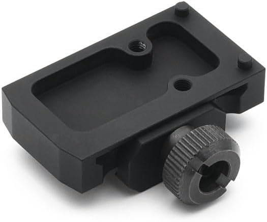Tactical Mini ROMEO1 Red Dot Sight Mount Quick Release/Detach，Romeo 1 Optics Reflex Scopes Mounting Plate Mount Base Adapter，Fits for Standard 20mm Pic Rail Mounting，with Screws and Wrench