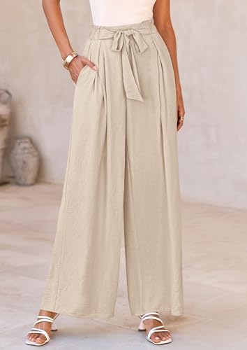 PRETTYGARDEN Women's Palazzo Wide Leg Work Dress Pants