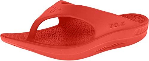 Telic Unisex Adult Energy Flip Flop Arch Support Cushioned Sandals