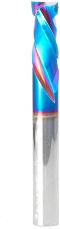 Amana Tool Spektra Extreme Tool Life Solid Carbide CNC Compression Spiral Router Bit, 46704-K, 3/8 D x 1-1/4 CH x 3/8 Shank x 3 Inch Long 2 Flute