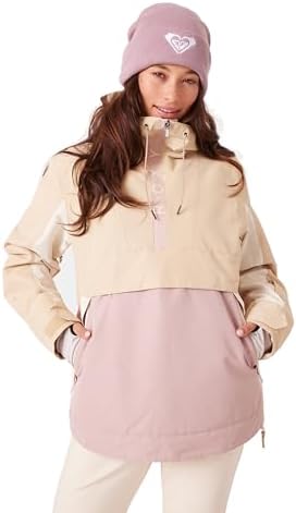 Roxy Women's Shelter Snowboard Jacket – 10k Waterproof Insulated Ski Jacket, Pfas-free, Hydrosmart Collar