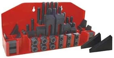 58Pc T-Slot Clamping Kit Mill Machinist Set Table Slots: 1/2"