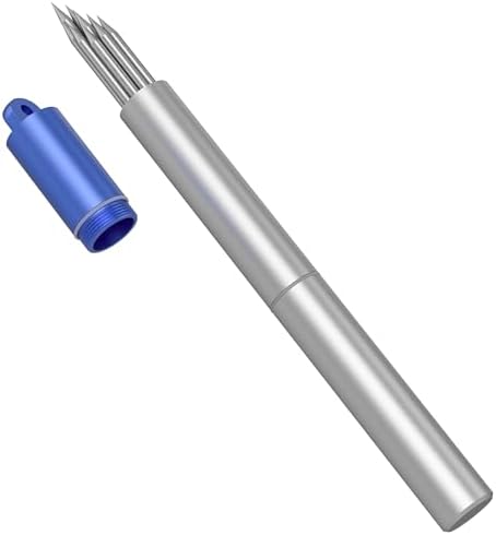 YESWELDER TIG Tungsten Electrode Pre-Sharpened Welding Tungsten Rod 2% Lanthanated 1/8" x 7" (Blue, WL20/EWLa-2) 10-pk