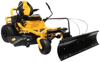 Agri-Fab 60 in Snow Blade for Zero Turn Lawn Mowers, Adjustable Left Center Right Angling, Heavy-Duty 14 Gauge Steel Construction