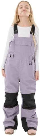 GSOU SNOW Kids Snow Bibs Boys Girls Ski Snowboard Pants (3-16Years)