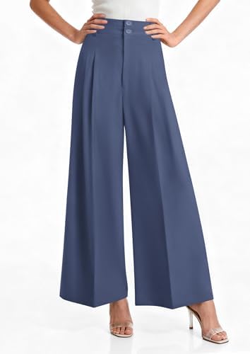 PRETTYGARDEN Women's High Waisted Wide Leg Dress Pants