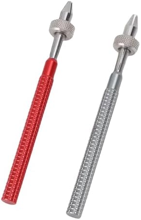 Fabater Pin Vise Hand Drill, Compact Metal Construction Manual Jewelry Drill, Craft Tool with Portable Storage Case for Metal Wood Jewelry Plastic Resin Watch Repair