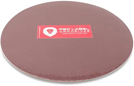 Red Label Abrasives 24 Inch 60 Grit Adhesive Back Multipurpose Sanding Disc