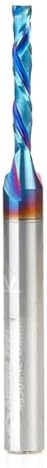 Amana Tool 48302-K CNC SC Spektra Extreme Tool Life Coated Compression Spiral 3mm D x 20mm CH x 6mm SHK x 64mm Long Router Bit