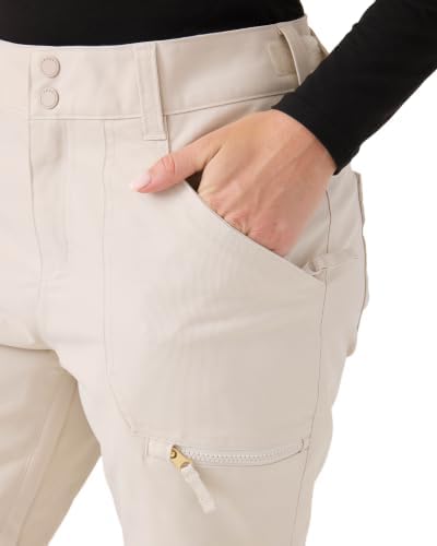 Roxy Women's Nadia Ski Pant – 10K Waterproof, Insulated, PFAS-Free, Adjustable Waist & Snow Gaiters