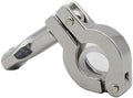 QiiMii 13MHHM Stainless Steel 304 Single Pin Heavy Duty Tri Clamp with Wing Nut for Ferrule TC 3/4"(3/4 Inch)