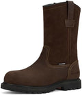 HISEA NINGO Steel Toe Work Boots for Men, Waterproof Wellington Boots