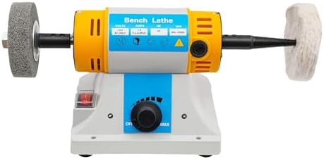 Jewelry Polisher, Bench Buffer Polishing Machine with Accessories, Multi-Function Benchtop Polisher Grinder, 110V Jewelry Polisher for Jewelry, Wood, Dental, Amber, Metal, Jade