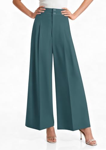 PRETTYGARDEN Women's High Waisted Wide Leg Dress Pants
