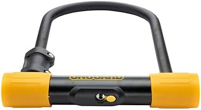 OnGuard Bulldog STD LM Bike U-Lock – 13 mm Hardened Steel Shackle (115 × 230 mm) – X2P Double Bolt, Z-Cylinder Core, 5 Keys & Mount Bracket