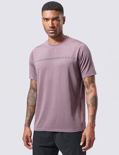 Liberty Imports 5 Pack Men's Active Quick Dry Crew Neck T Shirts