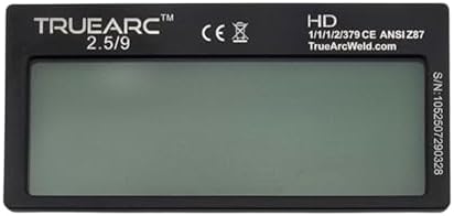 HD Auto-Darkening Welding Lens – High Definition True Color Filter – Fits 2" x 4-1/4" Welding Hoods – Shade 9