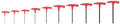 TEKTON Flat End Hex T-Handle Key Set, 10-Piece | KTX90202