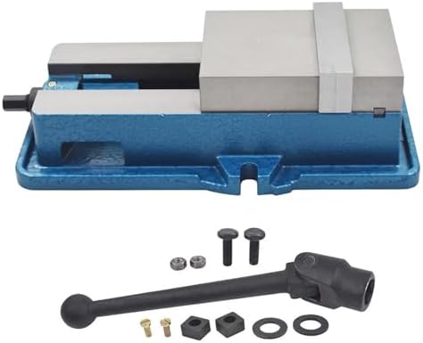 marddpair Bench Clamp Vise 3 Inch Accuracy Mill Vise without Base Fit for Milling Shaping and Drilling Machines