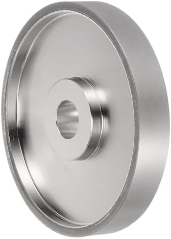 HARFINGTON Diamond Lapidary Wheel 6 Inch x 1 Inch Arbor Hole 600 Grit Grinding Wheels for Stone, Marble, Glass, Ceramics, Crystal, Carbide, Steel