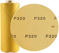 100 PCS 6 Inch PSA Sanding Discs 320 Grit Sticky-Back Sandpaper