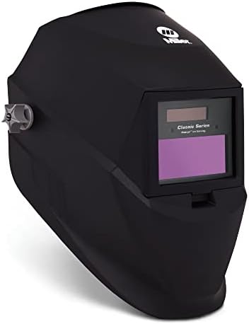 Miller 287803 Classic Series VS Welding Helmet, Auto-Darkening, Black