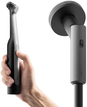 HOTO Wand™ Grout Brush and Cordless Spin Scrubber
