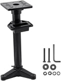 VEVOR Bench Grinder Stand, Heavy-Duty Bench Grinder and Vise Floor Pedestal with 10.6" x 10.6" Mounting Plate, Pre-Cut Mounting Slots & Water Pot, Compatible with Most Bench Grinders