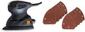 WEN 6301 Electric Detailing Palm Sander and WEN 6301SP100 Detailing Palm Sander 100-Grit Hook & Loop Sandpaper (10 Pack)