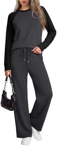 WIHOLL Lounge Sets for Women 2 Piece Fall Outfits 2026 Fashion S-2XL