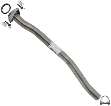Exhaust Intermediate Pipe Compatible for 1998-2000 Ford Ranger 3.0L | 1998-2000 Ford Ranger 4.0L | Stainless Steel | Northeastern Exhaust | Includes Clamp, Gasket, and Spring Bolts | Direct-Fit
