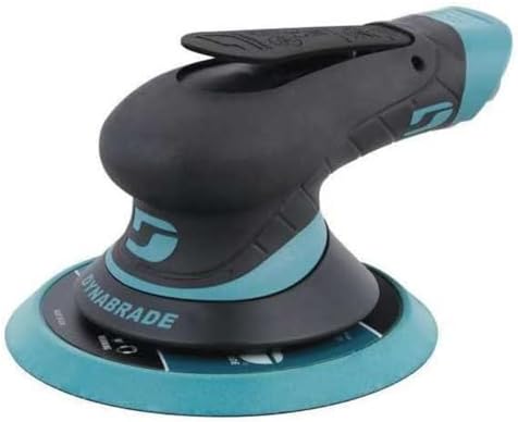 Dynabrade (X62) Dynorbital Extreme 6" (152 mm) Diameter Random Orbital Sander, Non-Vacuum, Vinyl Pad Face | Proportionate 3/32" (2.5 mm) Diameter Orbit | 12000 RPM Pneumatic Motor