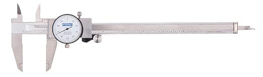 Fowler Dial Caliper, Silver, 8 to 10.9 Inches (520080081)