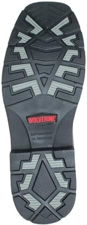WOLVERINE Men's Rancher Waterproof Steeltoe Square Toe 10in Wellington Work Boot