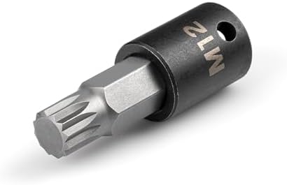 TEKTON 3/8 Inch Drive x M12 Triple Square Impact Bit Socket | SIB18212