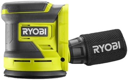 RYOBI - 18 Volts ONE eccentric sander - 125 mm - 3 abrasives - RROS18-0