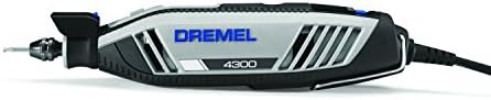Dremel 4300-9/64 Rotary Tool Kit with Flex Shaft- 9 Attachments & 64 Accessories- Engraver, Router, Sander, and Polisher & 335-01 Rotary Tool Plunge Router Attachment – Perfect for Wood