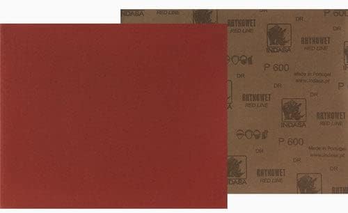 Buy Indasa Redline Rhynowet Wet & Dry Sanding Sheets, 6 & 7 Series (6-1000), 80