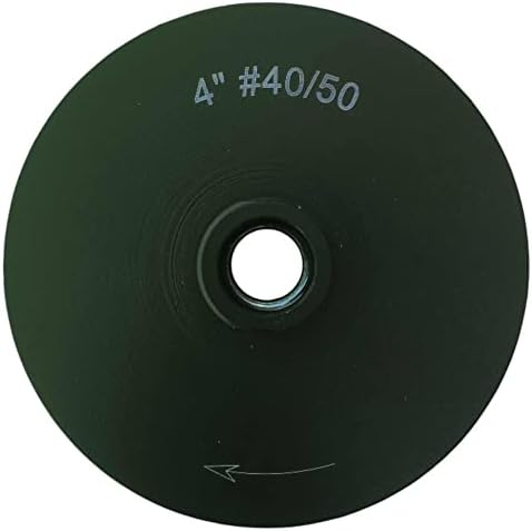 4" Grinding Wheels for Concrete, Granite, and Marble, #40/50 Grit
