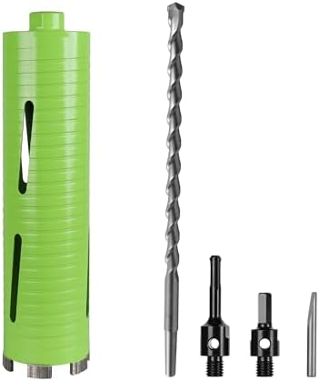 2 3/4 Inch Dry Core Drill Bit with Pilot Bit and 2 Pcs Adapters