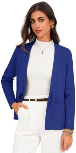 GRACE KARIN Womens Sweater Blazer Jackets Business Casual Work Cardigan