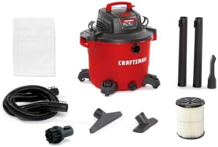 CRAFTSMAN CMXEVBE18695 16 Gallon 6.5 Peak HP Wet Dry Shop Vacuum