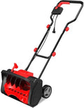 EWORK 12 Amp Electric Snow Blower, Corded Snow Thrower for Driveway